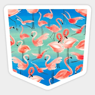 Pocket - Flamingo Pink Sticker